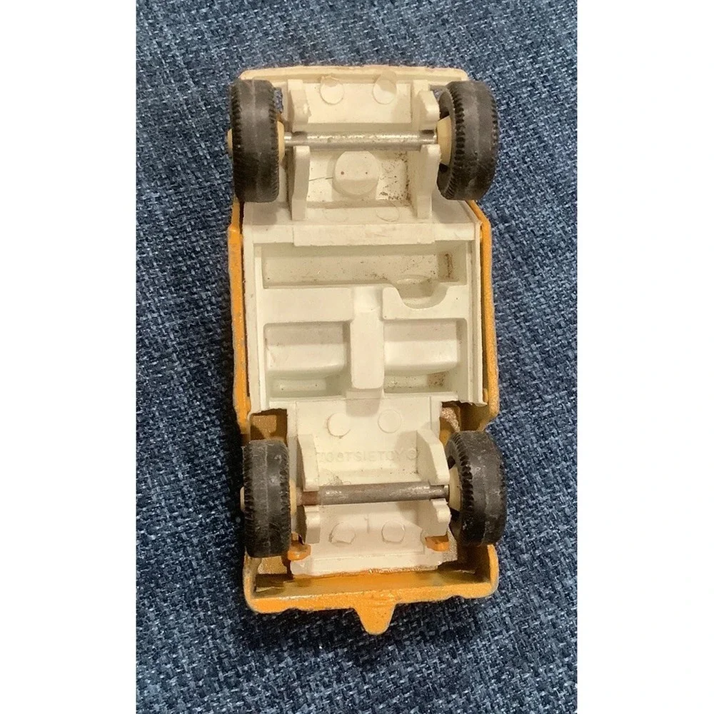 Vintage Mustard Yellow Tootsie Jeep Toy Truck